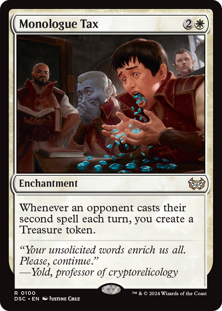 Monologue Tax (DSC-100) [Duskmourn: House of Horror Commander]