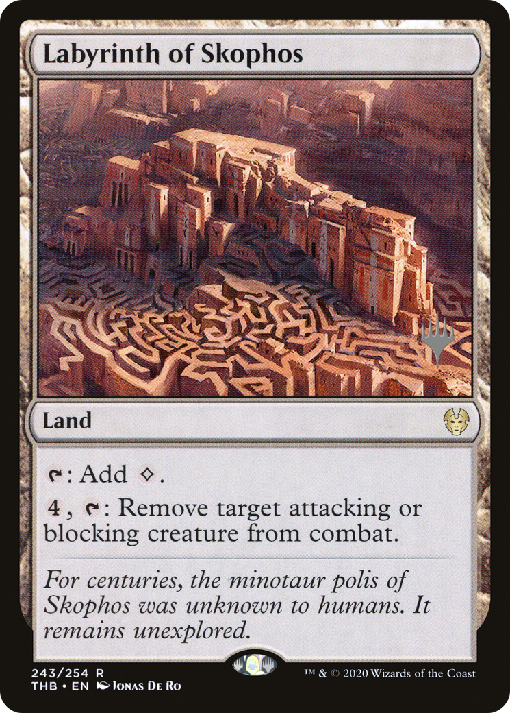 Labyrinth of Skophos (PPTHB-243P) [Theros Beyond Death Promos] Foil