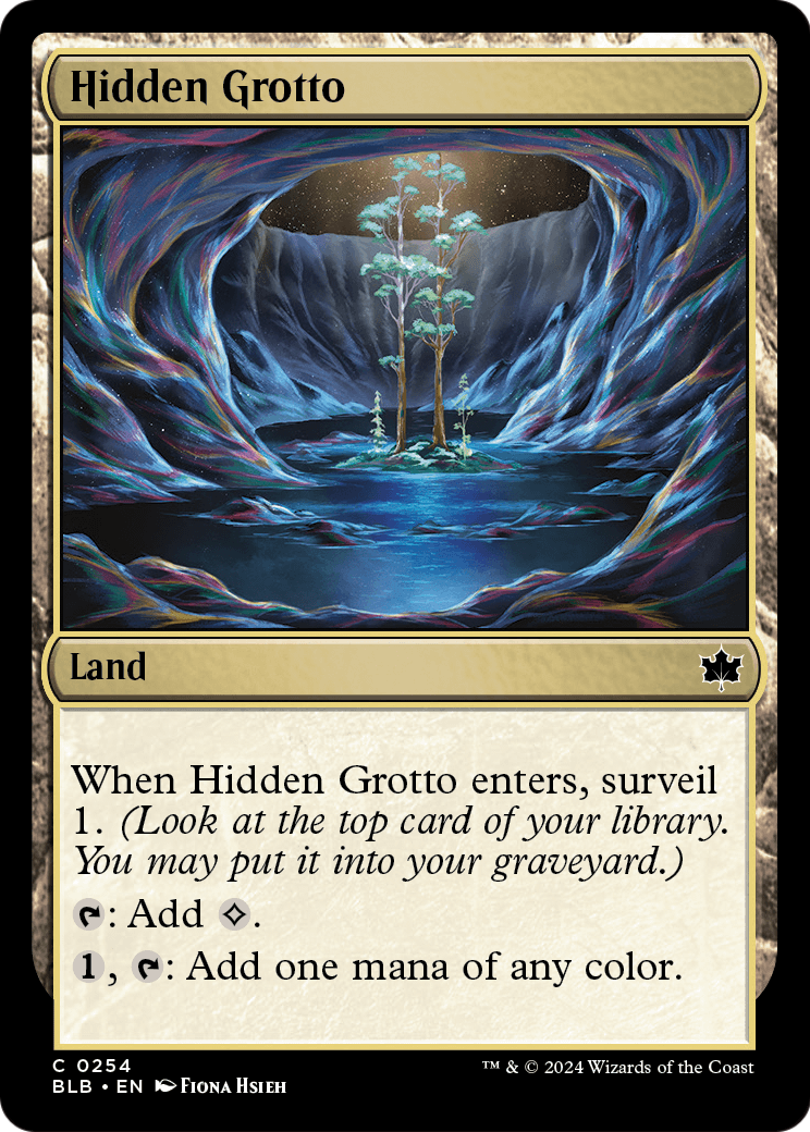 Hidden Grotto (BLB-254) [Bloomburrow]