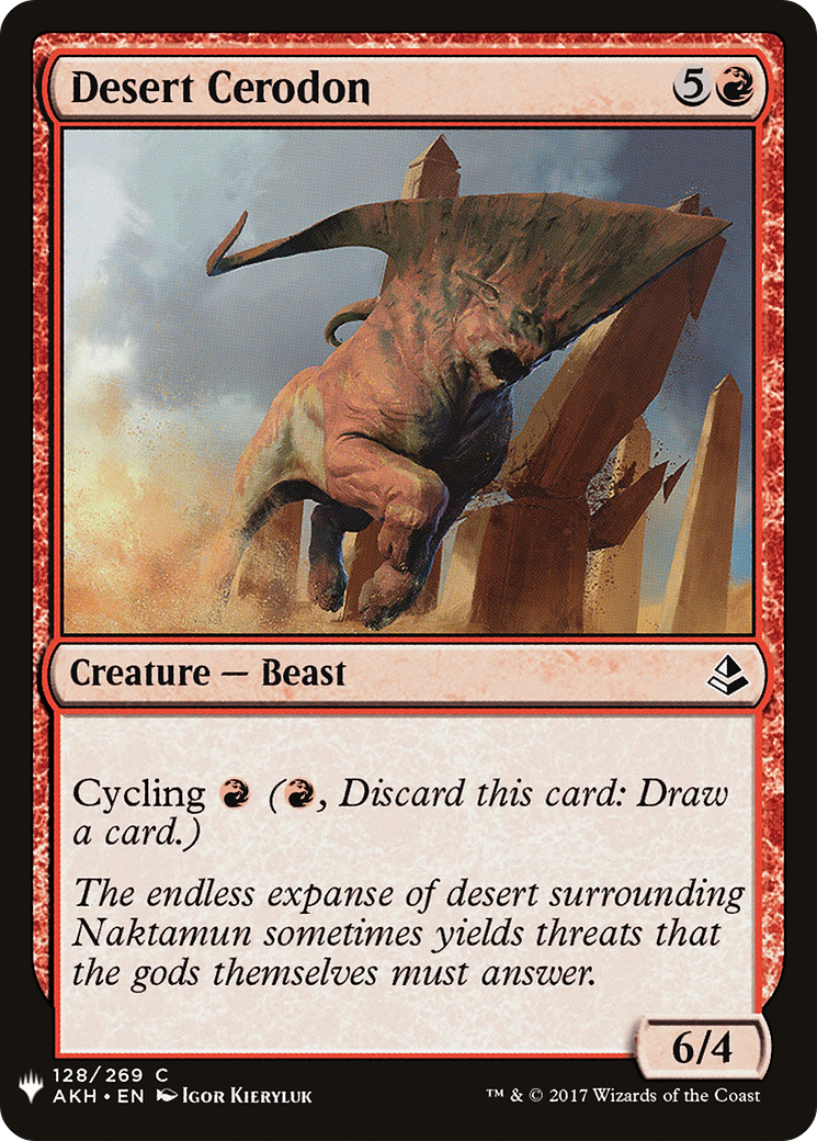 Desert Cerodon (LIST-AKH-128) [The List]
