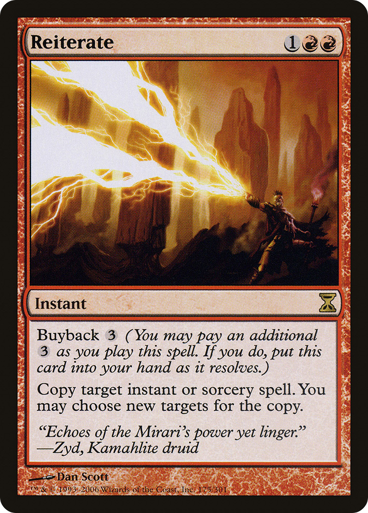 Reiterate (TSP-175) [Time Spiral] Foil