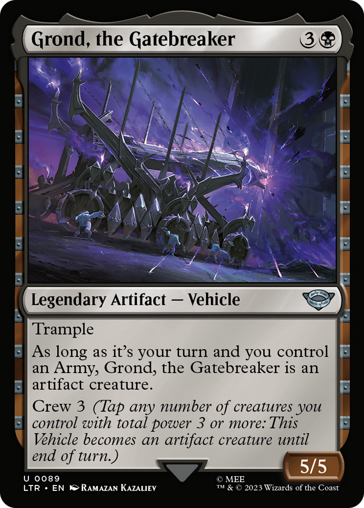 Grond, the Gatebreaker (LTR-089) [The Lord of the Rings: Tales of Middle-earth]