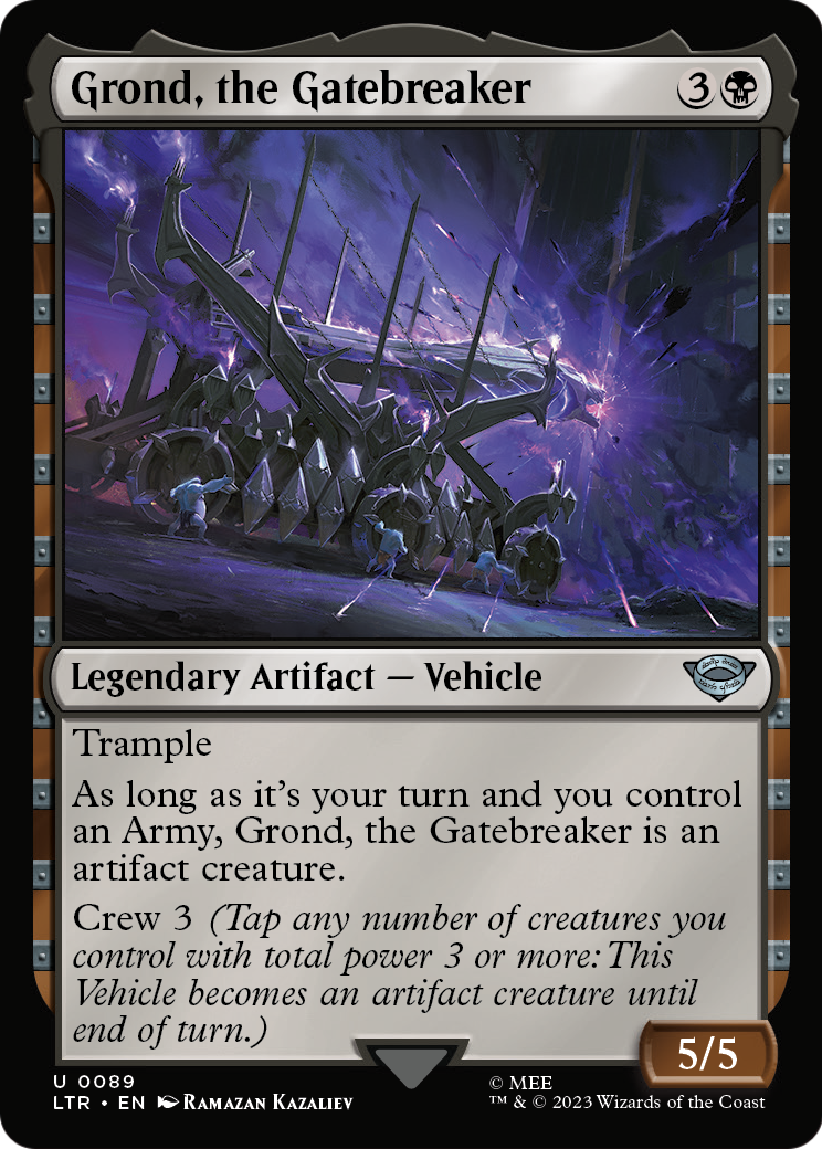 Grond, the Gatebreaker (LTR-089) [The Lord of the Rings: Tales of Middle-earth]