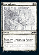 Late to Dinner (MH2-329) [Modern Horizons 2]: (Showcase) Foil