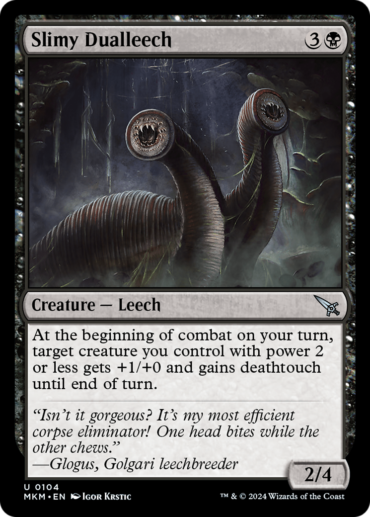 Slimy Dualleech (MKM-104) [Murders at Karlov Manor]