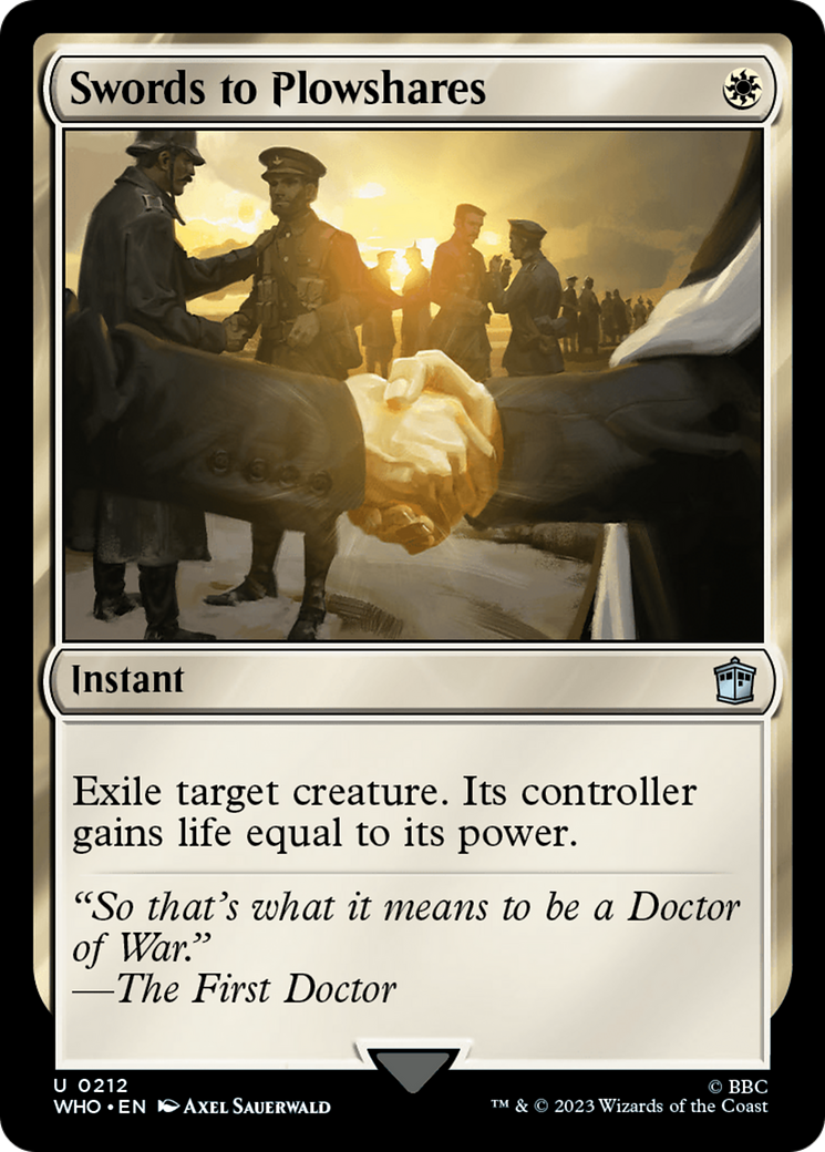 Swords to Plowshares (WHO-212) [Doctor Who]
