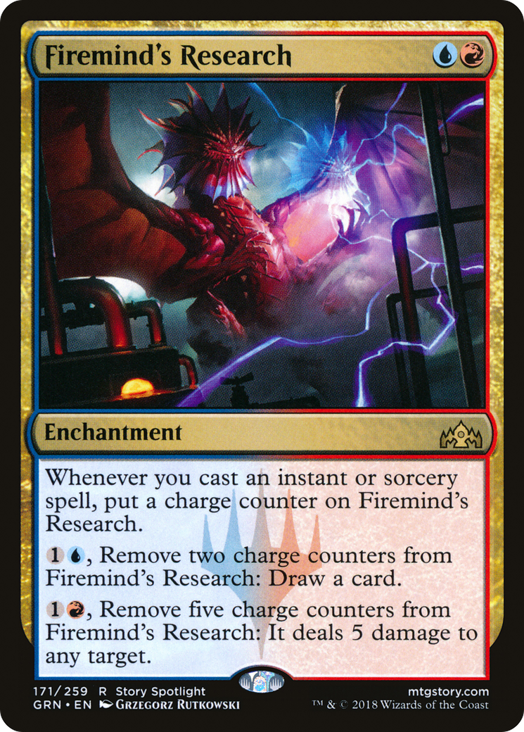 Firemind's Research (GRN-171) [Guilds of Ravnica] Foil