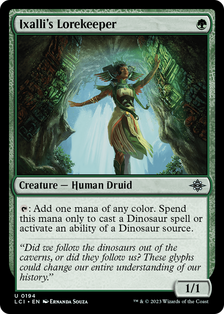 Ixalli's Lorekeeper (LCI-194) [The Lost Caverns of Ixalan] Foil