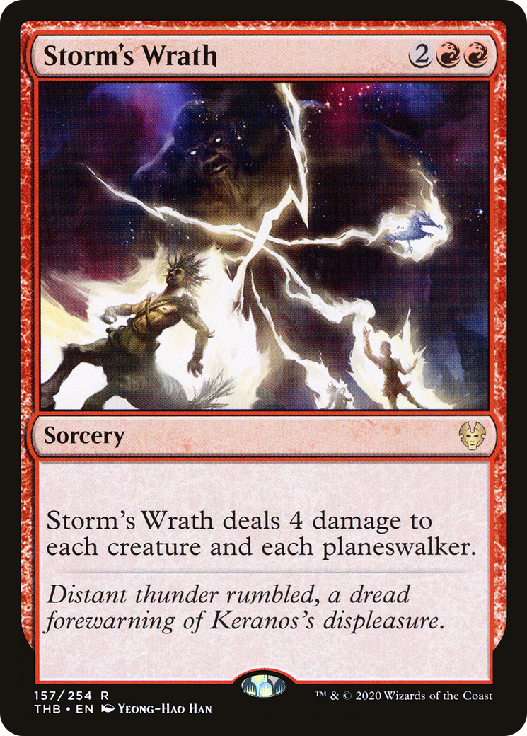 Storm's Wrath (THB-157) [Theros Beyond Death] Foil