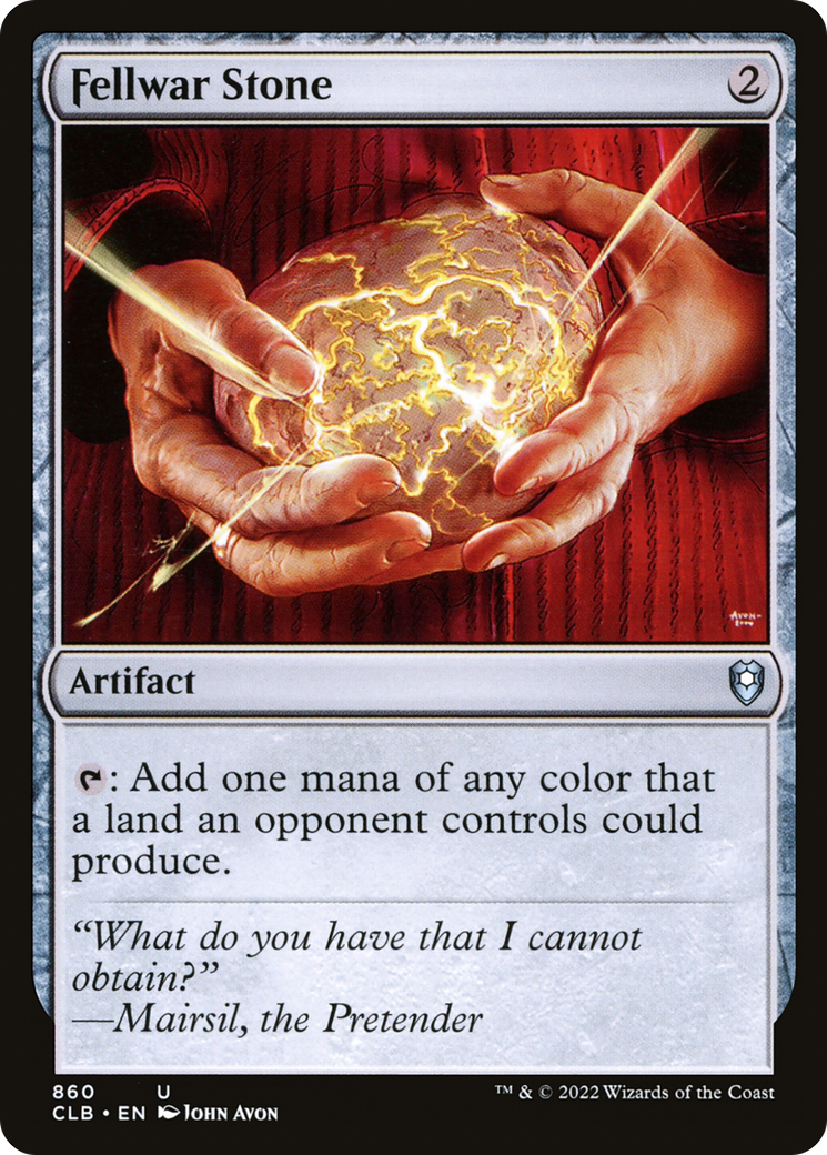 Fellwar Stone (CLB-860) [Commander Legends: Battle for Baldur's Gate]