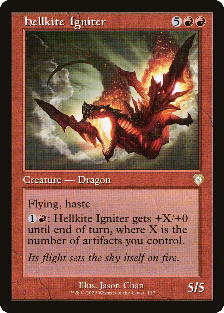 Hellkite Igniter (Retro Frame) (BRC-117) [The Brothers' War Commander]