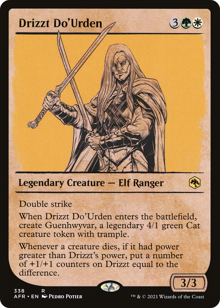 Drizzt Do'Urden (Showcase) (AFR-338) [Adventures in the Forgotten Realms]