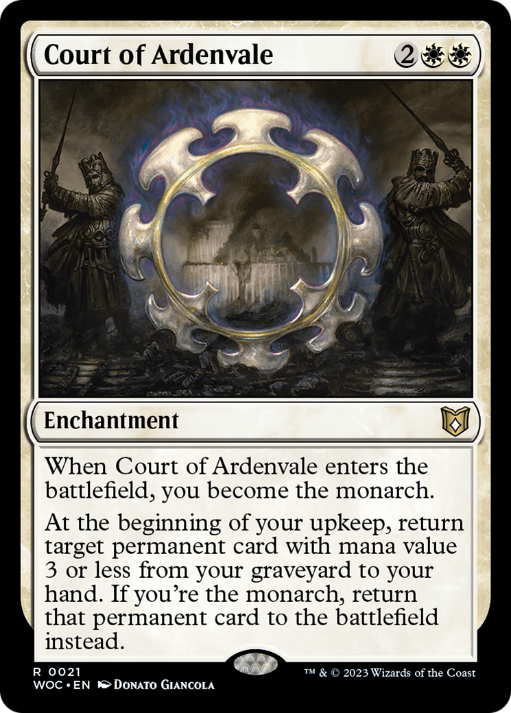 Court of Ardenvale (WOC-021) [Wilds of Eldraine Commander] Foil