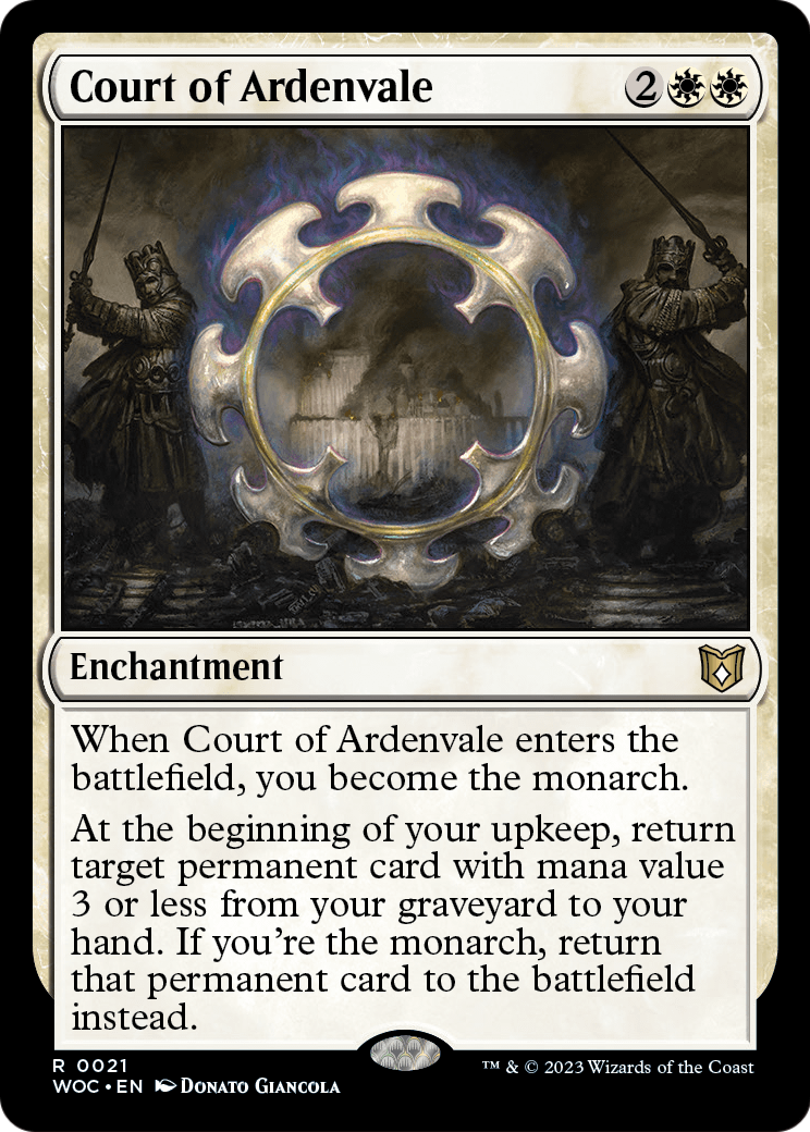 Court of Ardenvale (WOC-021) [Wilds of Eldraine Commander]