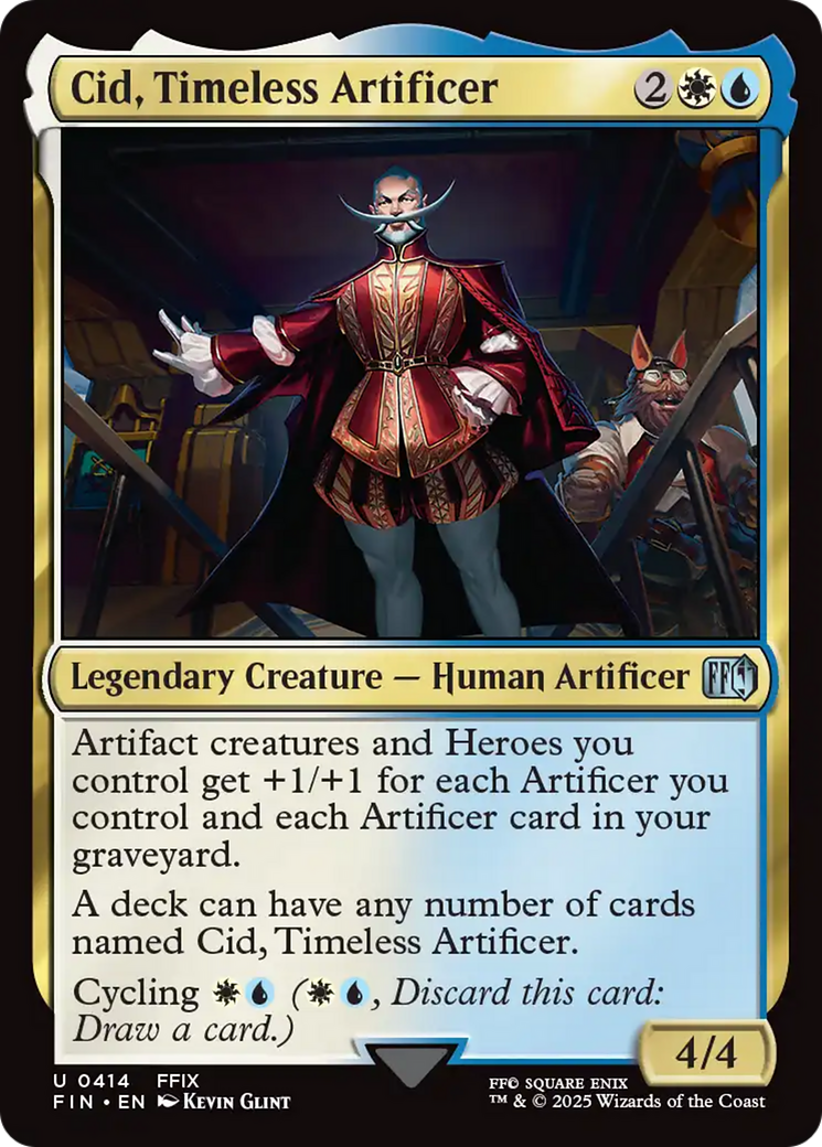 Cid, Timeless Artificer (0414) (FIN-414) [FINAL FANTASY]