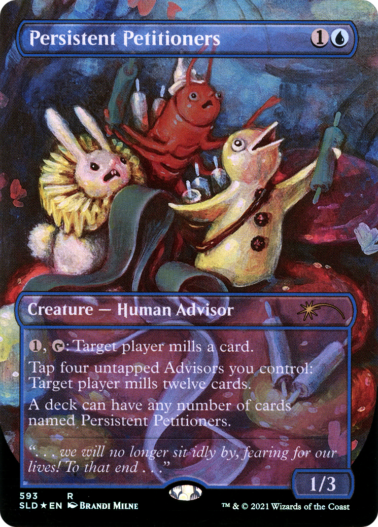Persistent Petitioners (SLD-593) [Secret Lair Drop] (Borderless) Foil