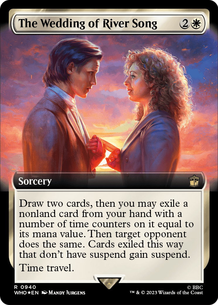 The Wedding of River Song (Extended Art) (Surge Foil) (WHO-940) [Doctor Who] Foil