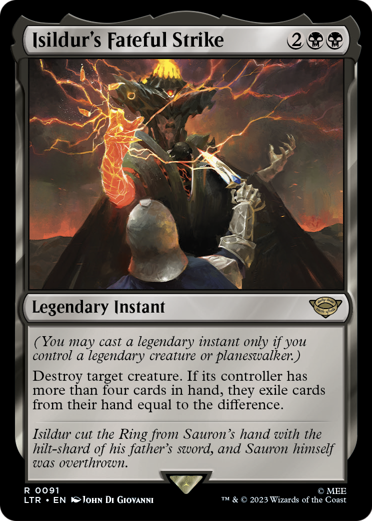 Isildur's Fateful Strike (LTR-091) [The Lord of the Rings: Tales of Middle-earth]