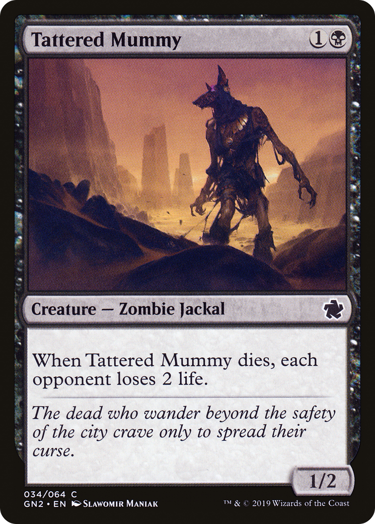 Tattered Mummy (GN2-034) [Game Night 2019]