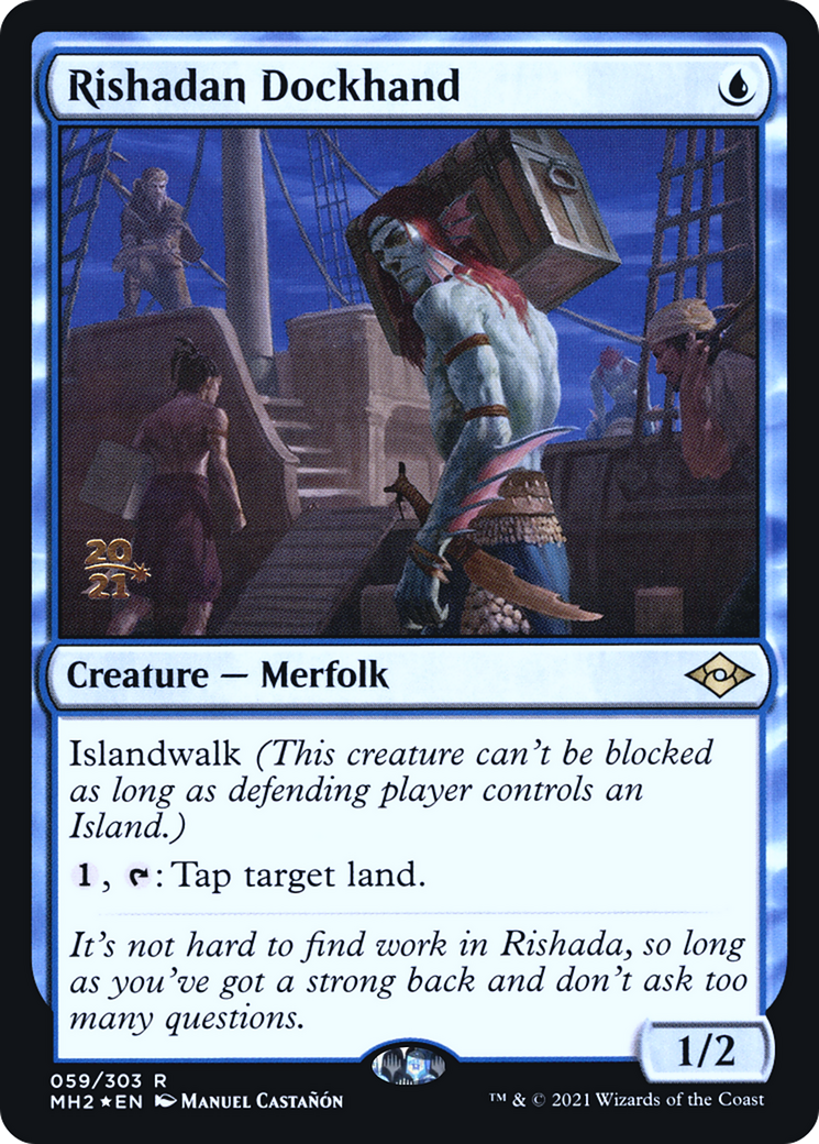 Rishadan Dockhand (PRE-59S) [Modern Horizons 2 Promos] Foil