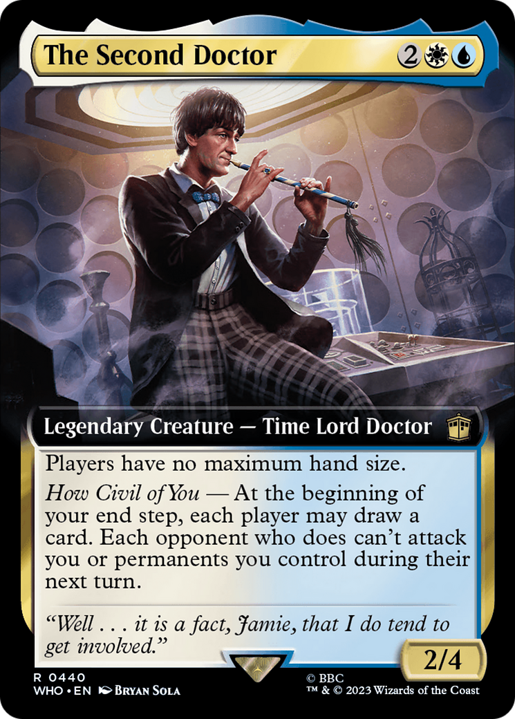 The Second Doctor (WHO-440) [Doctor Who]: (Extended Art) Foil