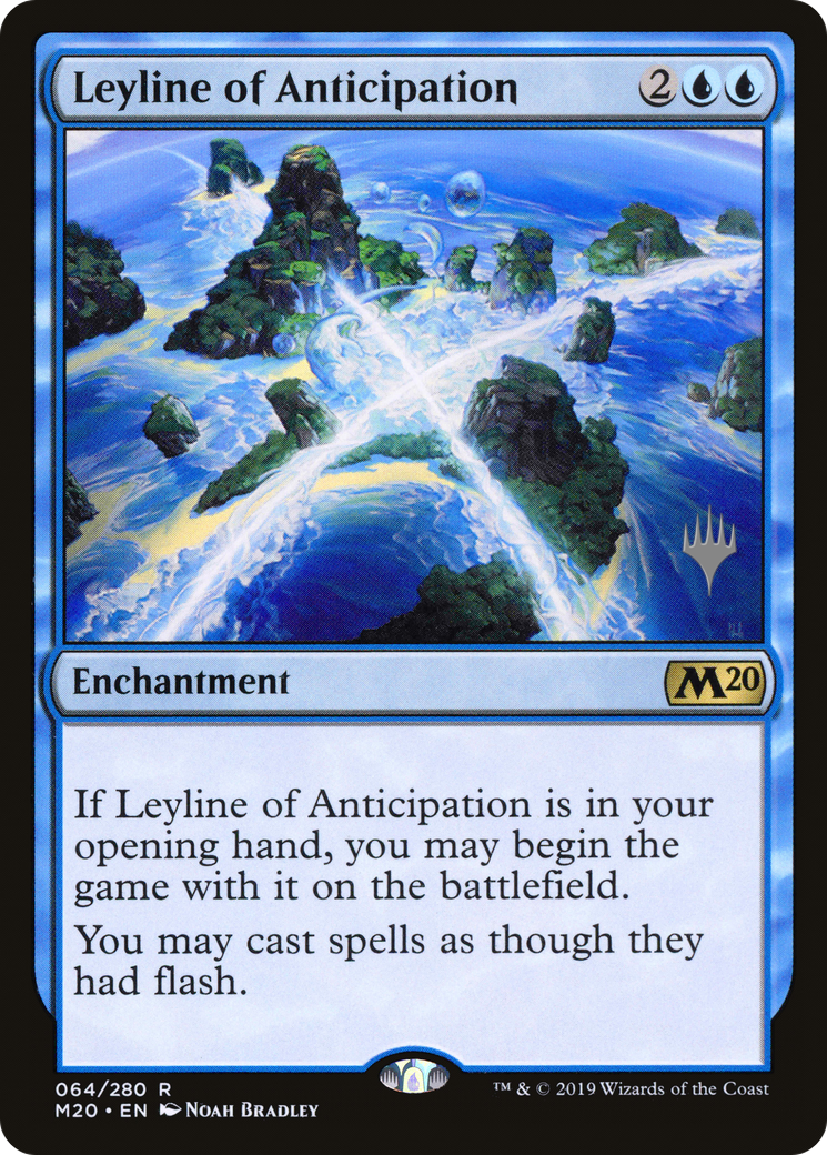 Leyline of Anticipation (PPM20-64P) [Core Set 2020 Promos] Foil