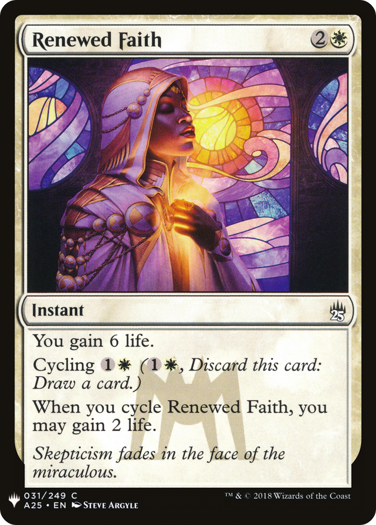 Renewed Faith (LIST-A25-31) [The List]