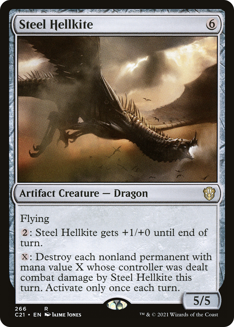 Steel Hellkite (C21-266) [Commander 2021]