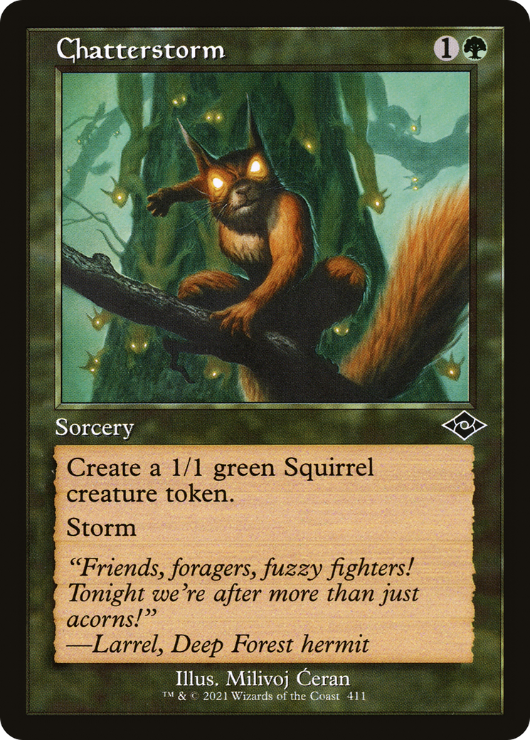 Chatterstorm (MH2-411) [Modern Horizons 2] Foil