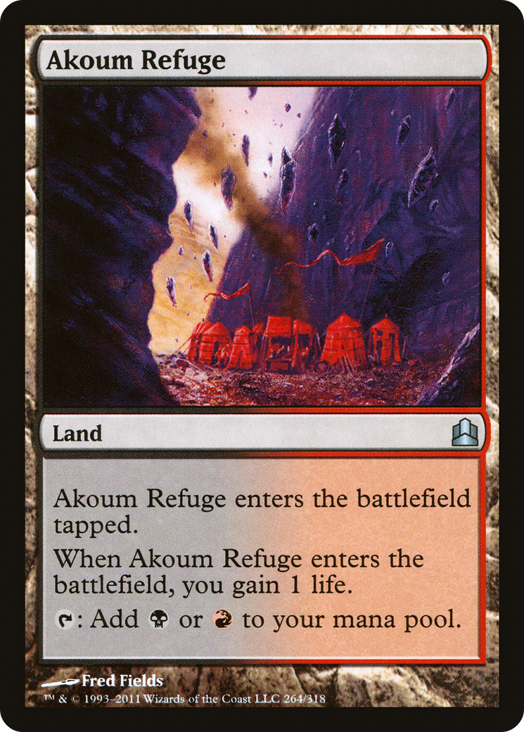 Akoum Refuge (CMD-264) [Commander 2011]