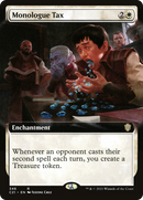 Monologue Tax (Extended Art) (C21-346) [Commander 2021]