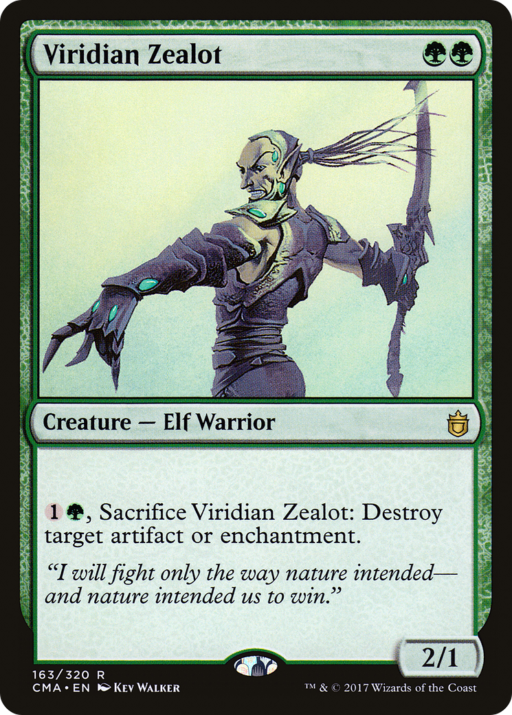 Viridian Zealot (CMA-163) [Commander Anthology]
