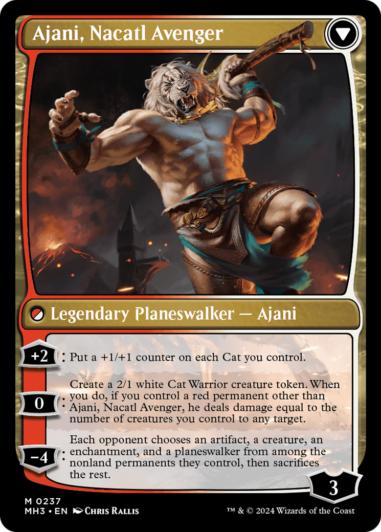 Ajani, Nacatl Pariah // Ajani, Nacatl Avenger (MH3-237) [Modern Horizons 3]
