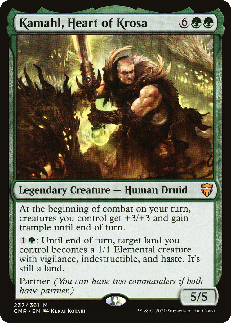 Kamahl, Heart of Krosa (CMR-237) [Commander Legends]