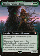 Titania, Nature's Force (BRC-045) [The Brothers' War Commander]: (Extended Art)