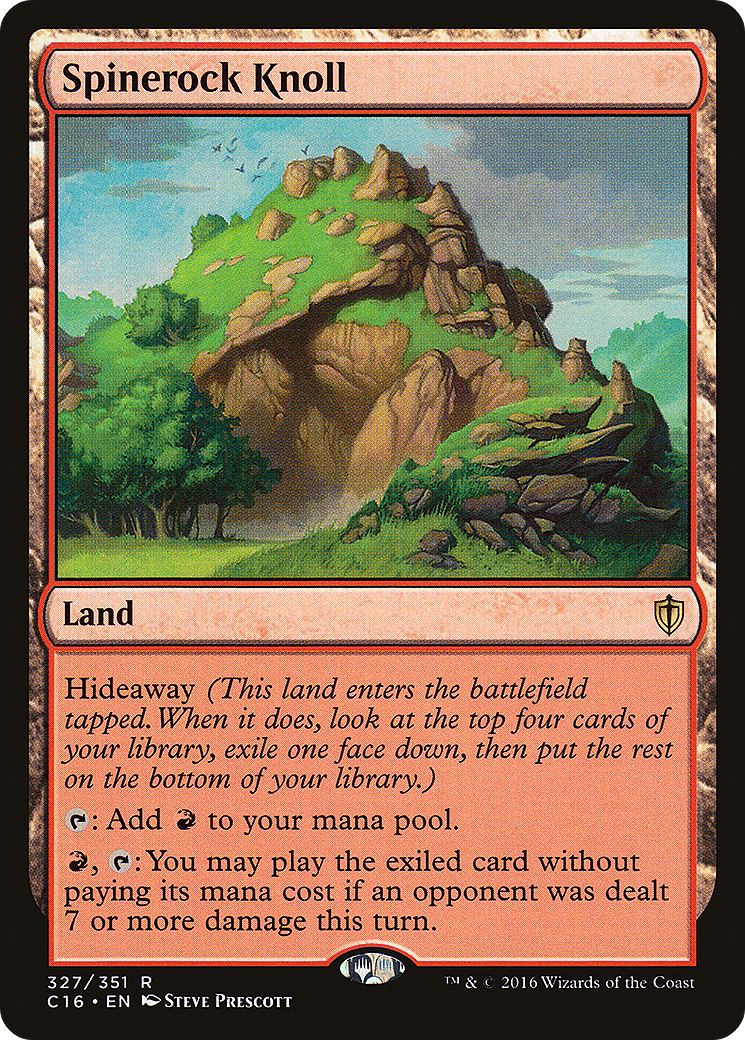 Spinerock Knoll (C16-327) [Commander 2016]