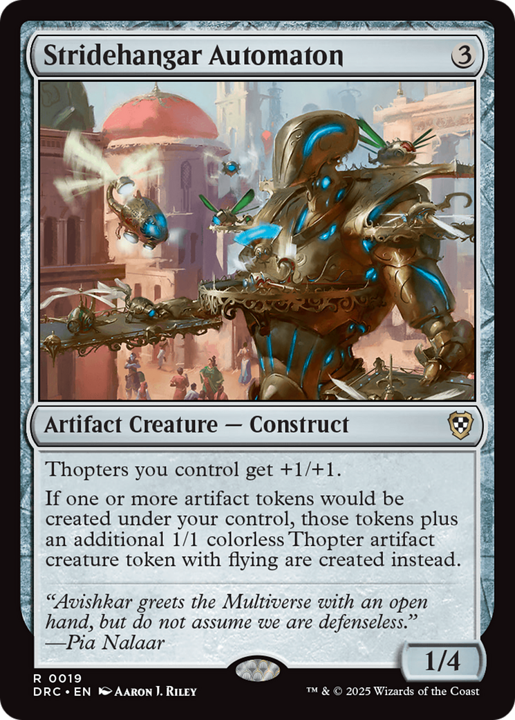 Stridehangar Automaton (DRC-019) [Commander: Aetherdrift]