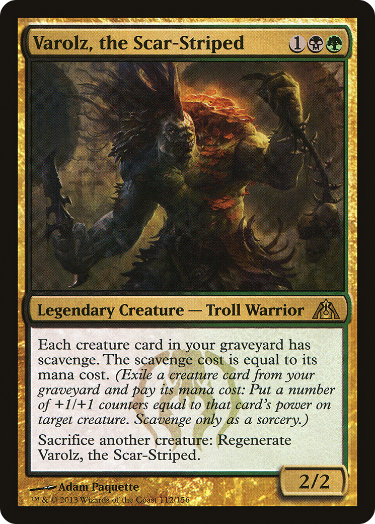 Varolz, the Scar-Striped (DGM-112) [Dragon's Maze]