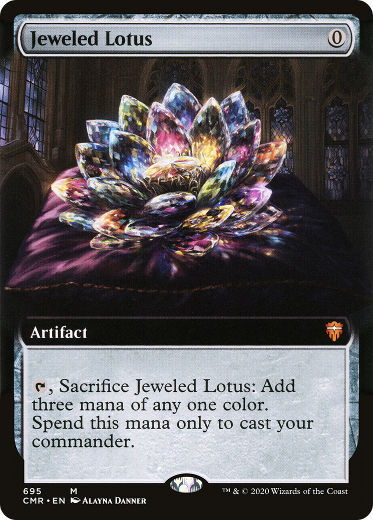 Jeweled Lotus (Extended Art) (CMR-695) [Commander Legends]