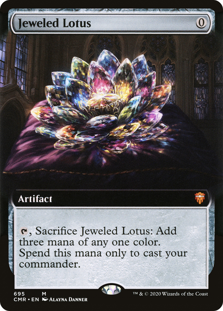Jeweled Lotus (CMR-695) [Commander Legends]: (Extended Art) Foil