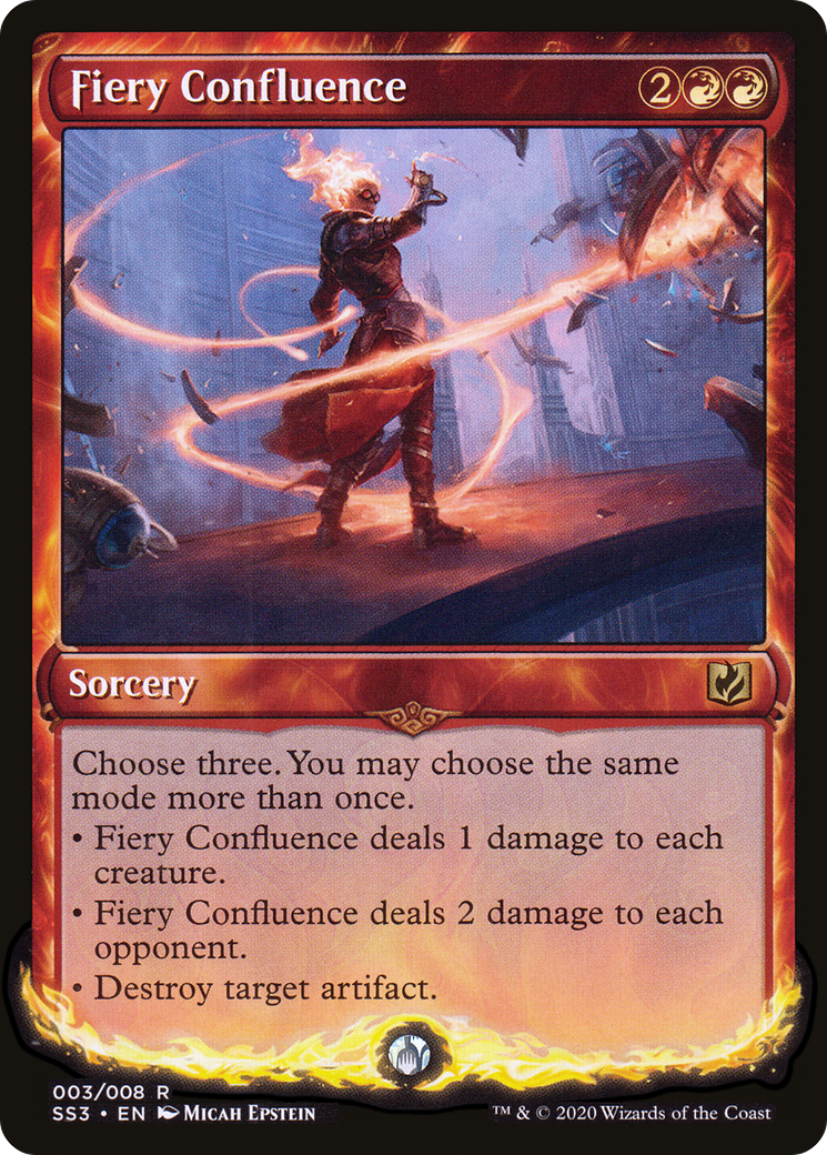 Fiery Confluence (SS3-003) [Signature Spellbook: Chandra] Foil
