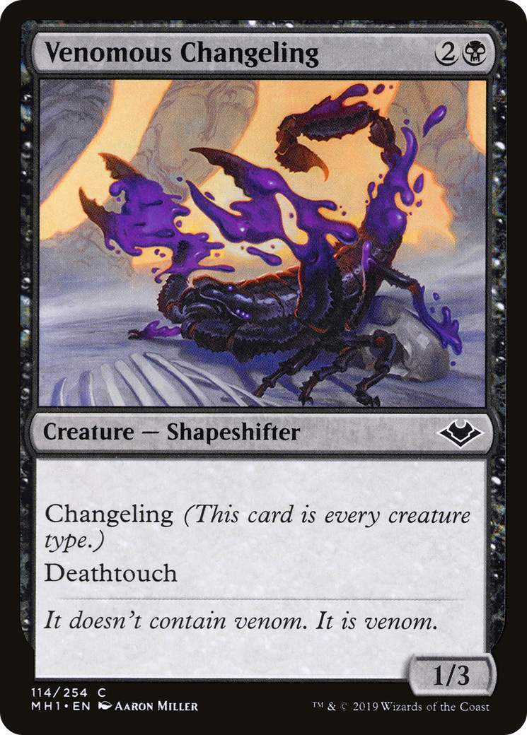 Venomous Changeling (MH1-114) [Modern Horizons]