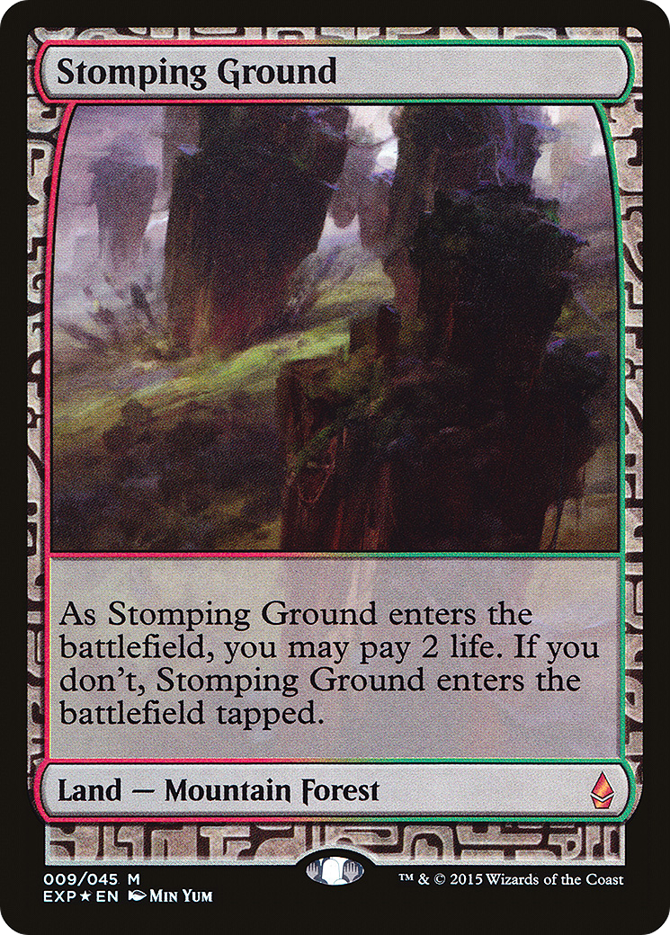 Stomping Ground (EXP-009) [Zendikar Expeditions] Foil