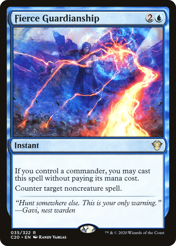 Fierce Guardianship (C20-035) [Commander 2020]