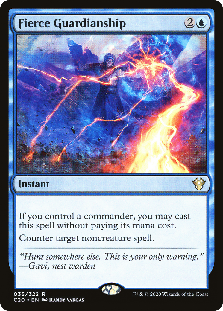 Fierce Guardianship (C20-035) [Commander 2020]