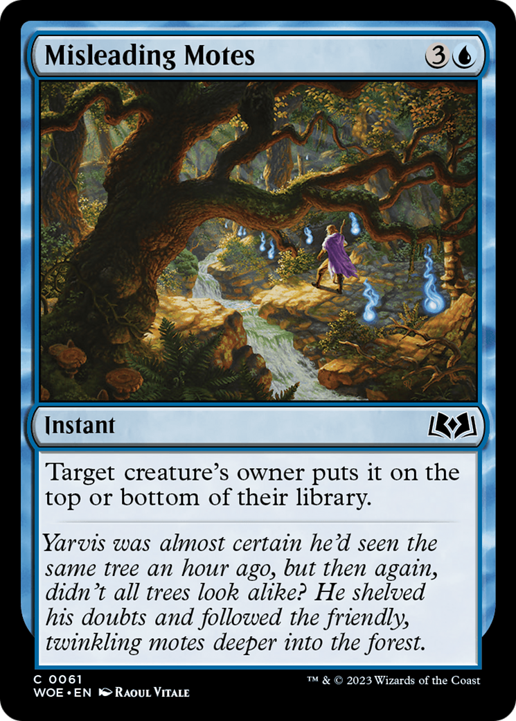 Misleading Motes (WOE-061) [Wilds of Eldraine] Foil
