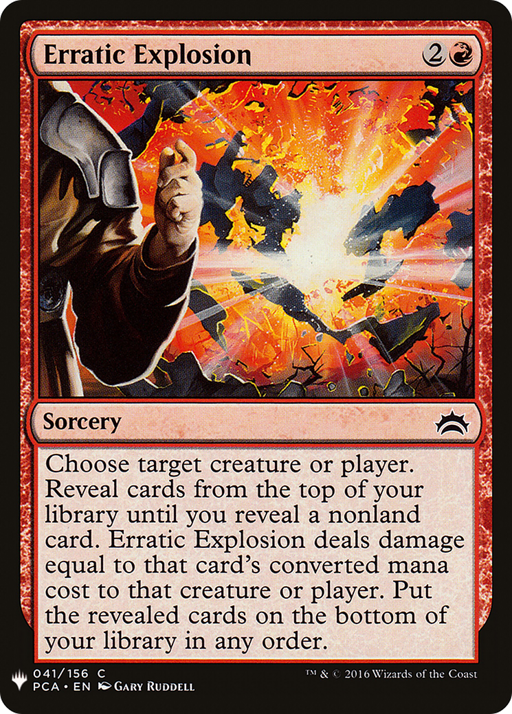 Erratic Explosion (LIST-PCA-41) [The List]