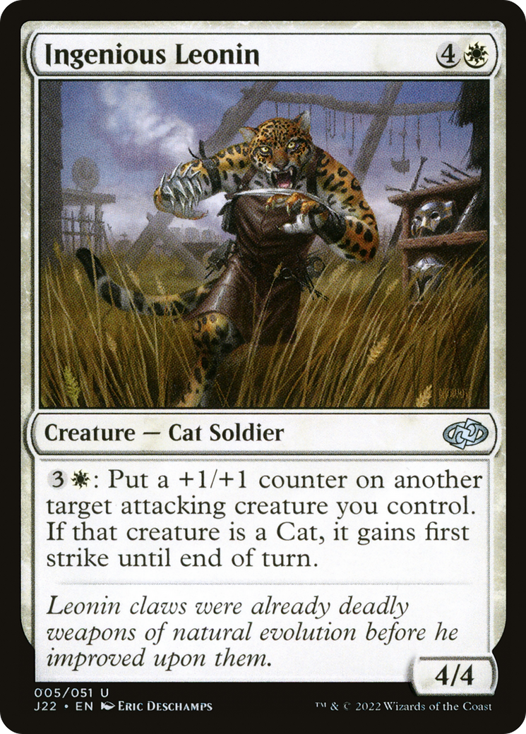 Ingenious Leonin (J22-005) [Jumpstart 2022]