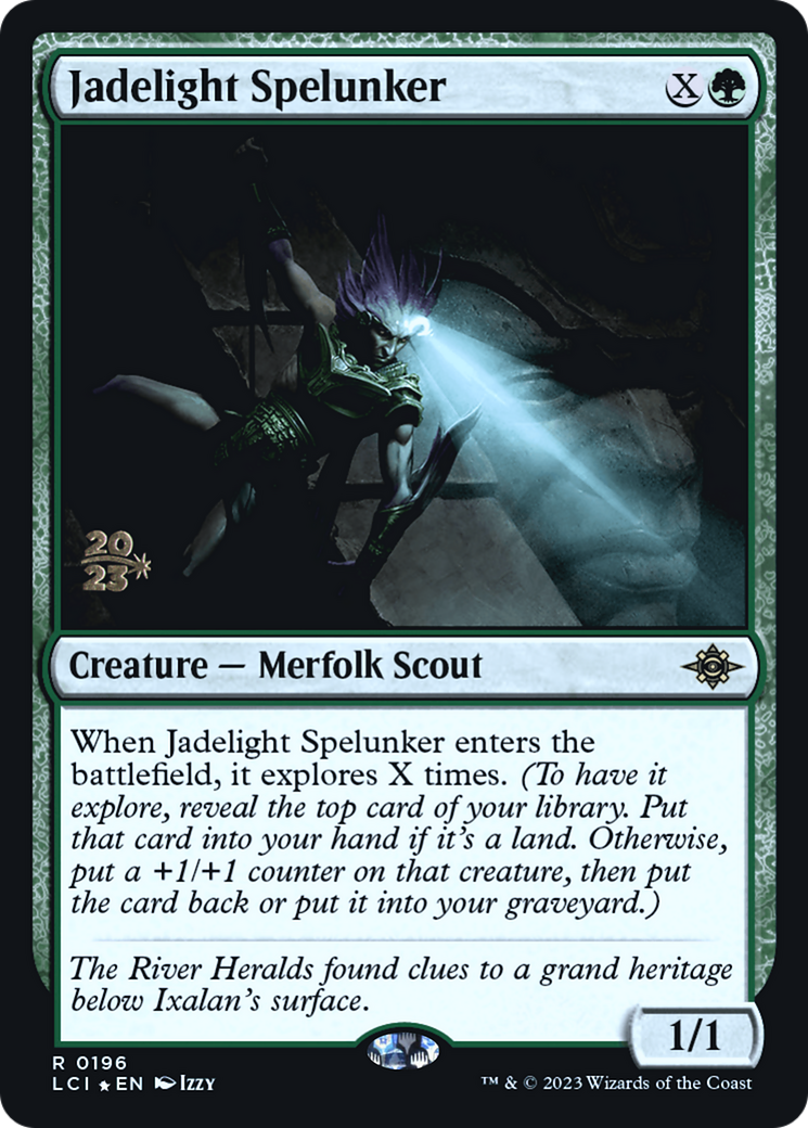 Jadelight Spelunker (PRE-196S) [The Lost Caverns of Ixalan Promos] Foil
