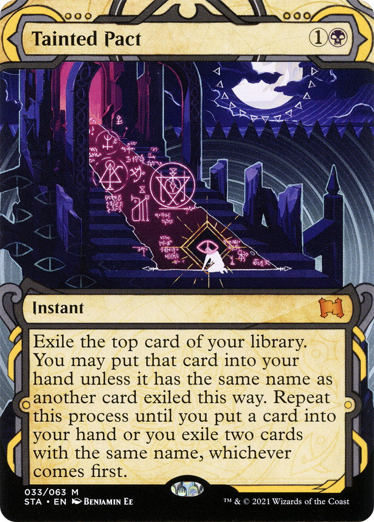 Tainted Pact (STA-033) (Showcase) (Borderless) [Strixhaven Mystical Archive]